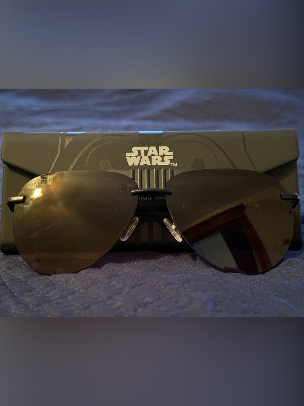 Star Wars x Diff Eyewear Darth Vader 2.0 - Dark Side Black Unisex Sunglasses